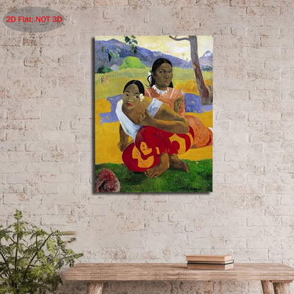Stampa su tela intelaiata — Homage to Gauguin