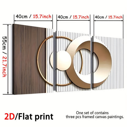 Stampa su tela intelaiata — Geometrico 3D