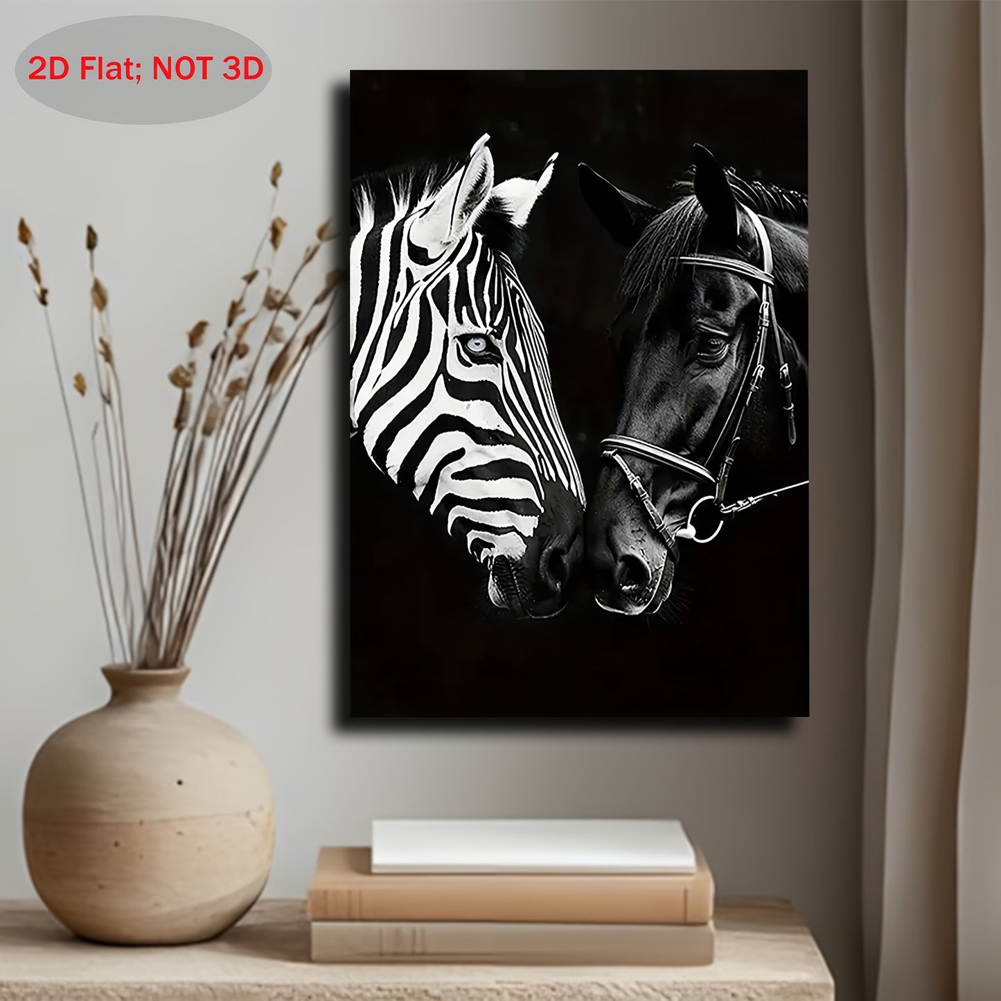 Stampa su tela intelaiata — Zebra