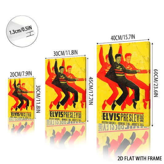 Stampa su tela intelaiata — Homage to Elvis