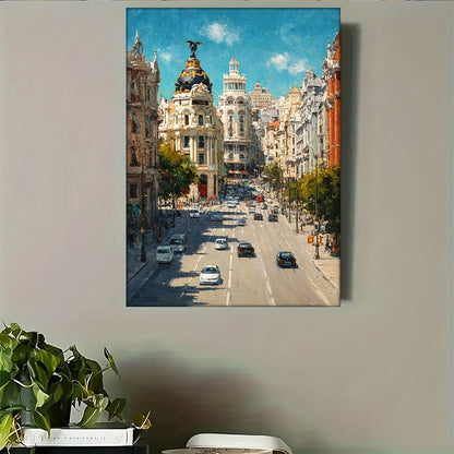 Stampa su tela intelaiata — Madrid