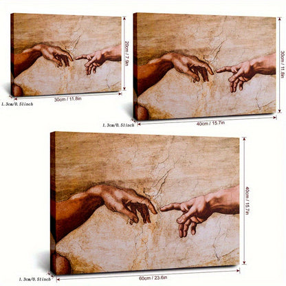 Stampa su tela intelaiata — Homage to Michelangelo