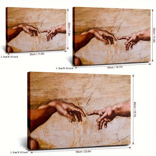 Stampa su tela intelaiata — Homage to Michelangelo